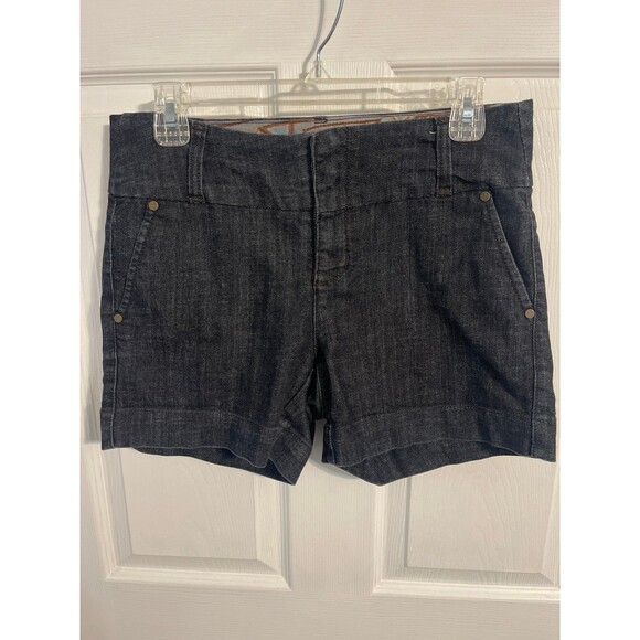 One 5 One Stretch Denim Shorts Size 4 - Picture 1 of 7